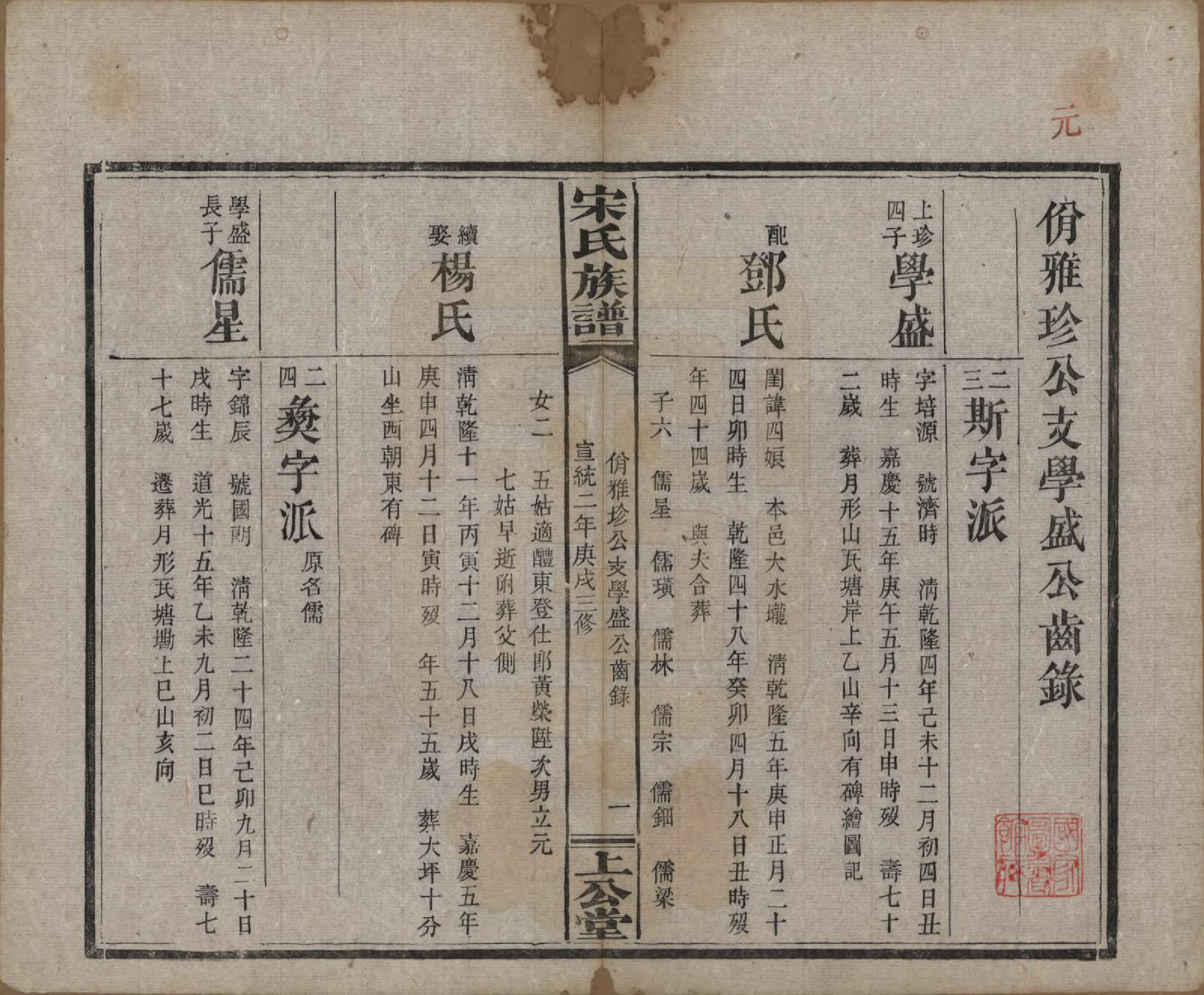 GTJP1333.宋.湖南、江西.宋氏族谱.清宣统2年[1910]_007.pdf_第1页