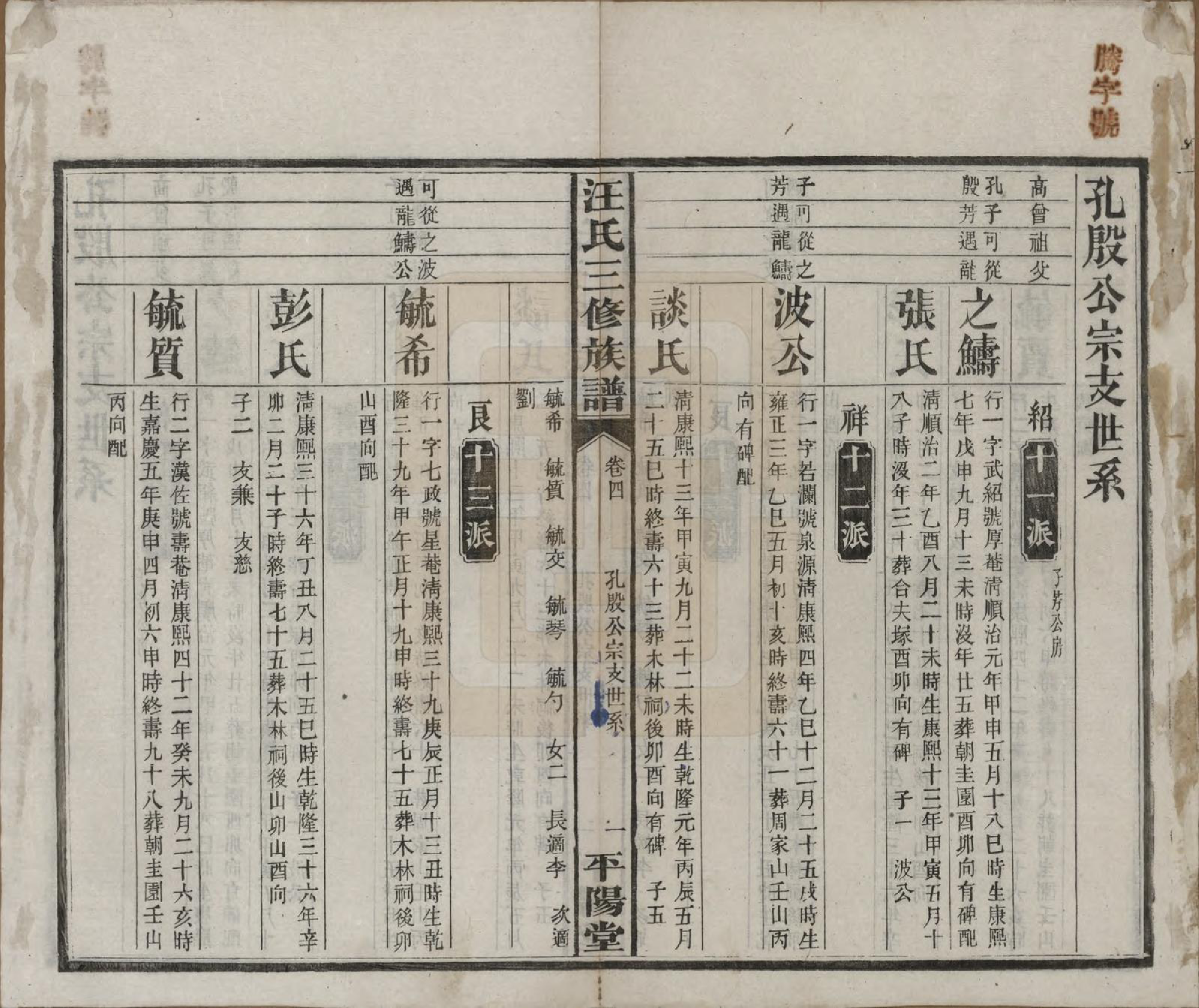GTJP1454.汪.湖南沅江.汪氏三修族谱.民国20年(1931)_004.pdf_第1页