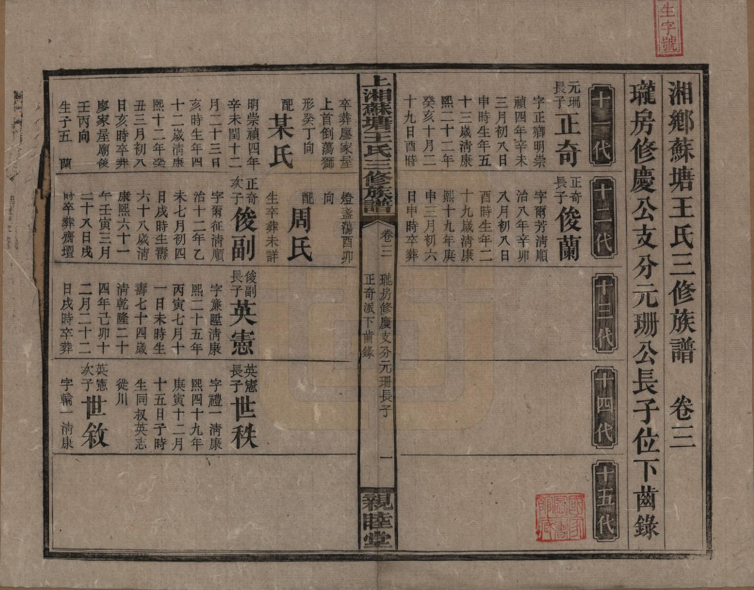 GTJP1512.王.湖南湘潭.湘乡苏塘王氏三修族谱.民国19年（1930）_003.pdf_第1页