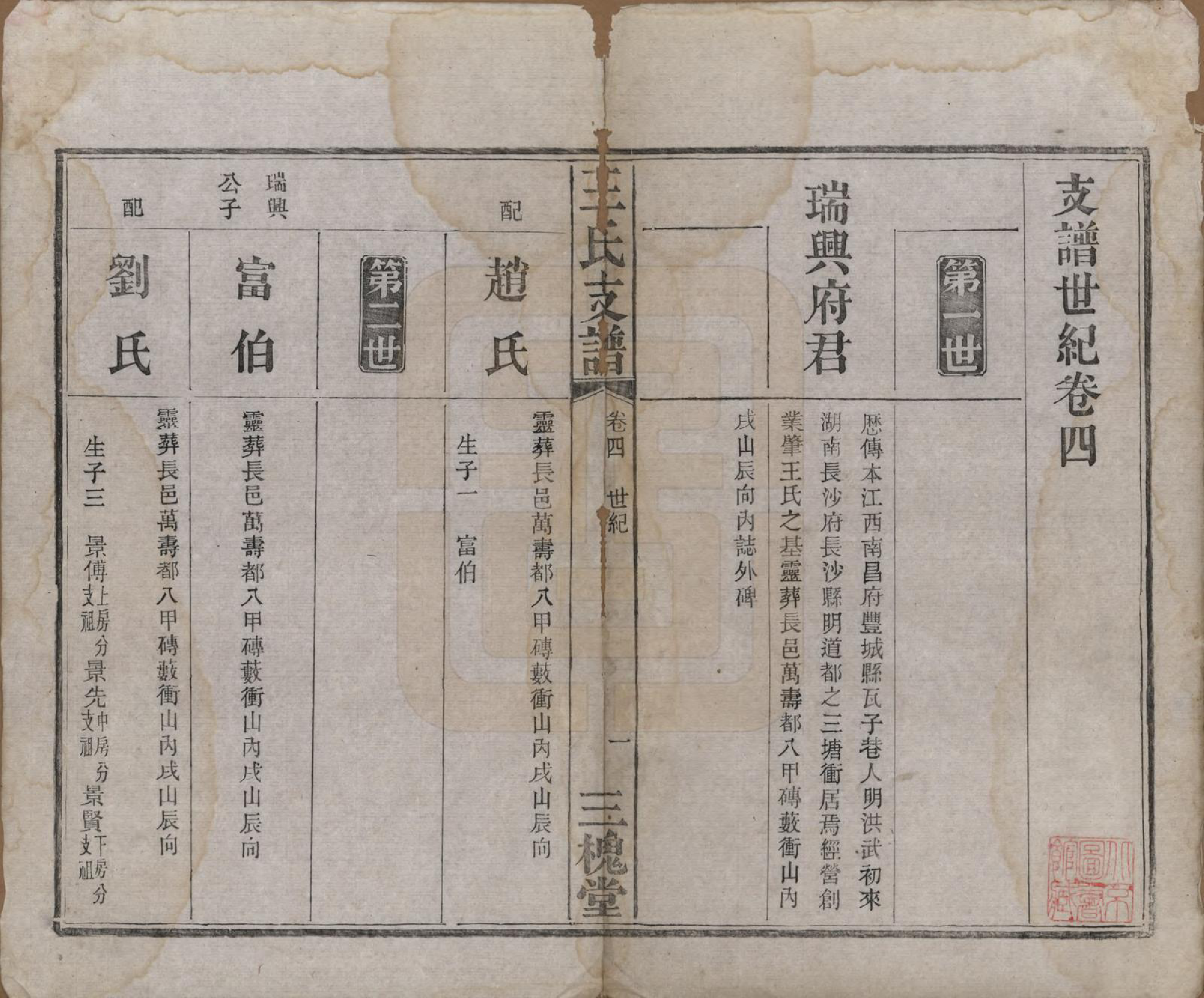 GTJP1525.王.湖南长沙.王氏支谱.民国3年[1914]_004.pdf_第1页