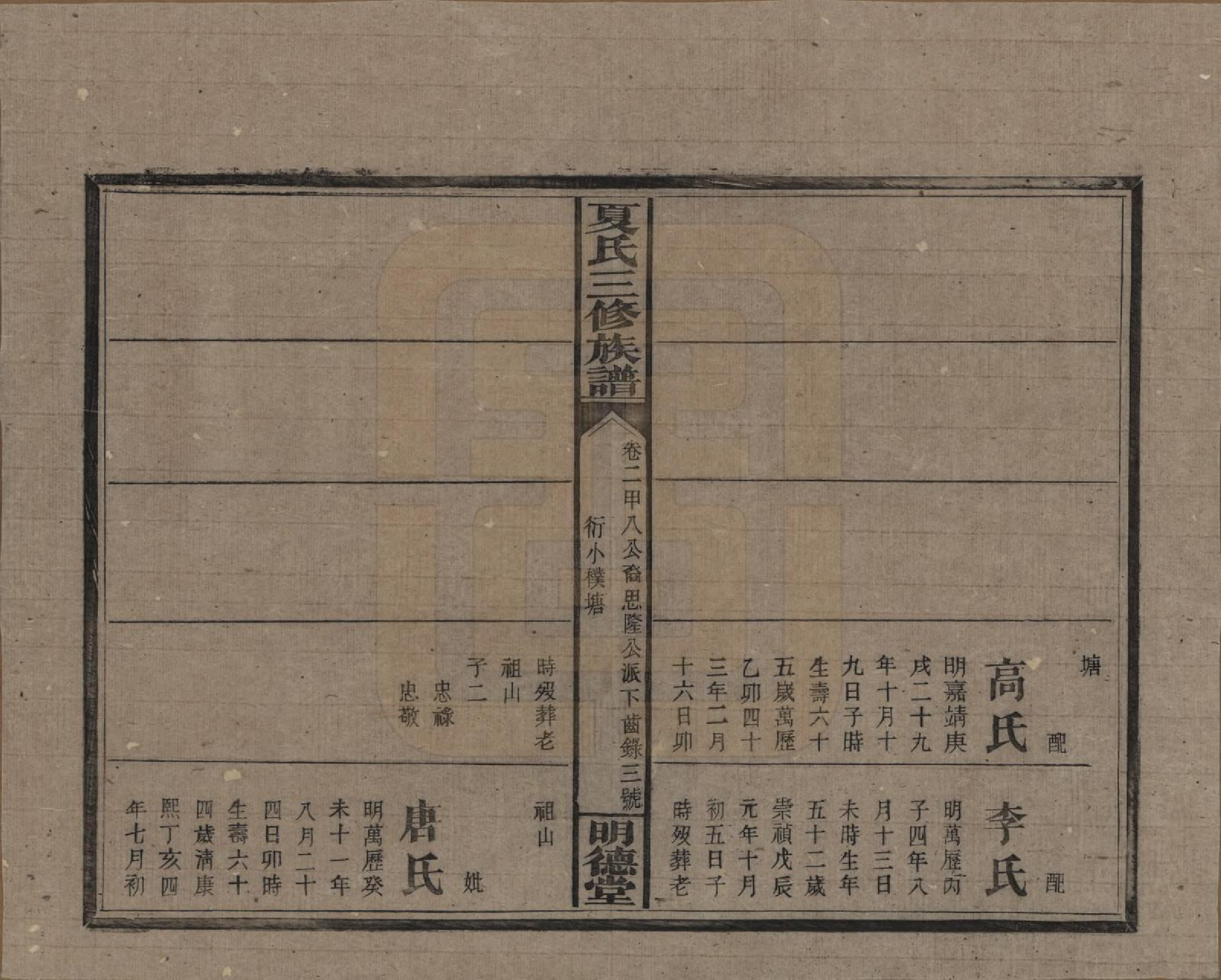 GTJP1728.夏.湖南东安.夏氏三修族谱.民国三十八年(1949)_202.pdf_第3页