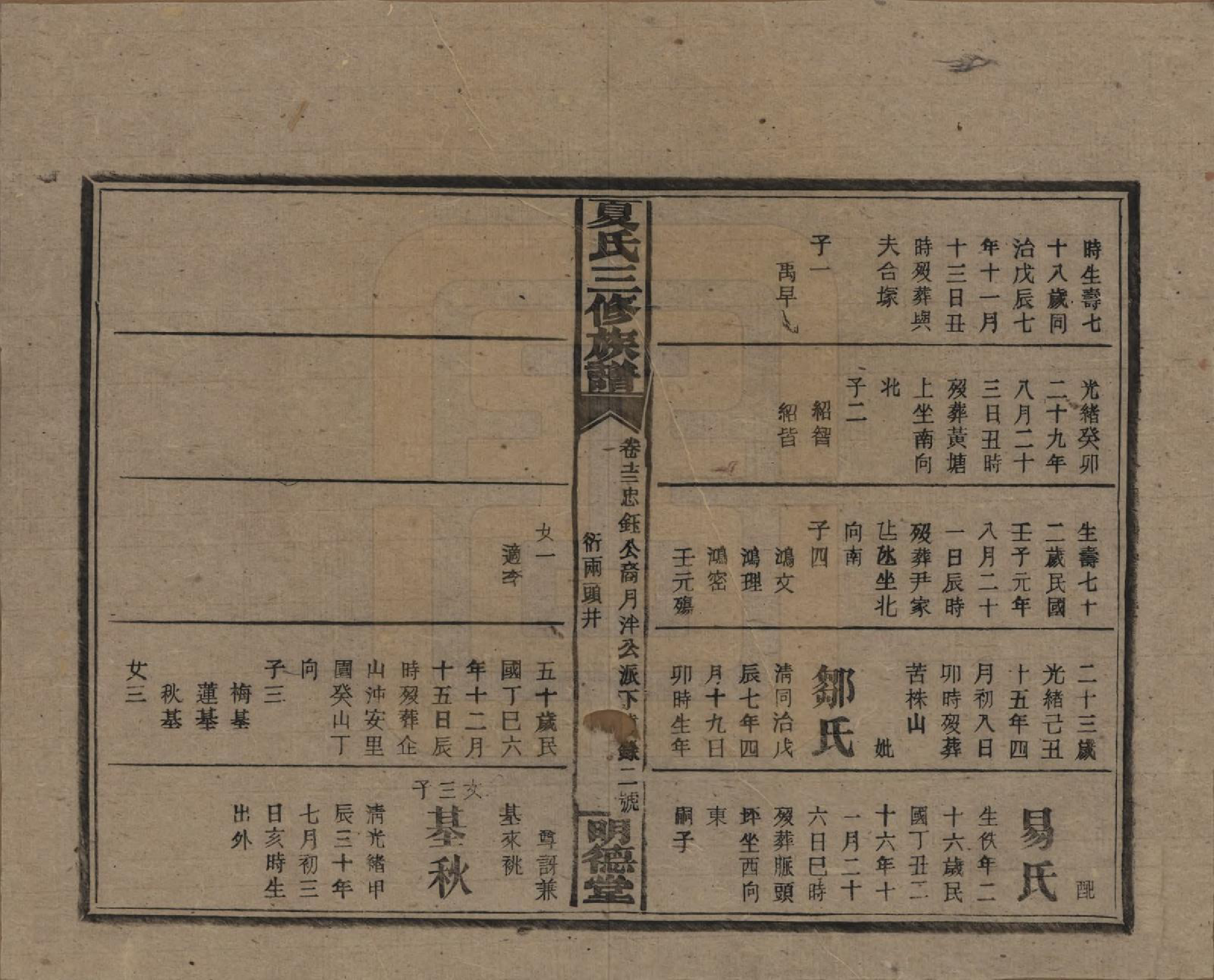 GTJP1728.夏.湖南东安.夏氏三修族谱.民国三十八年(1949)_213.pdf_第2页