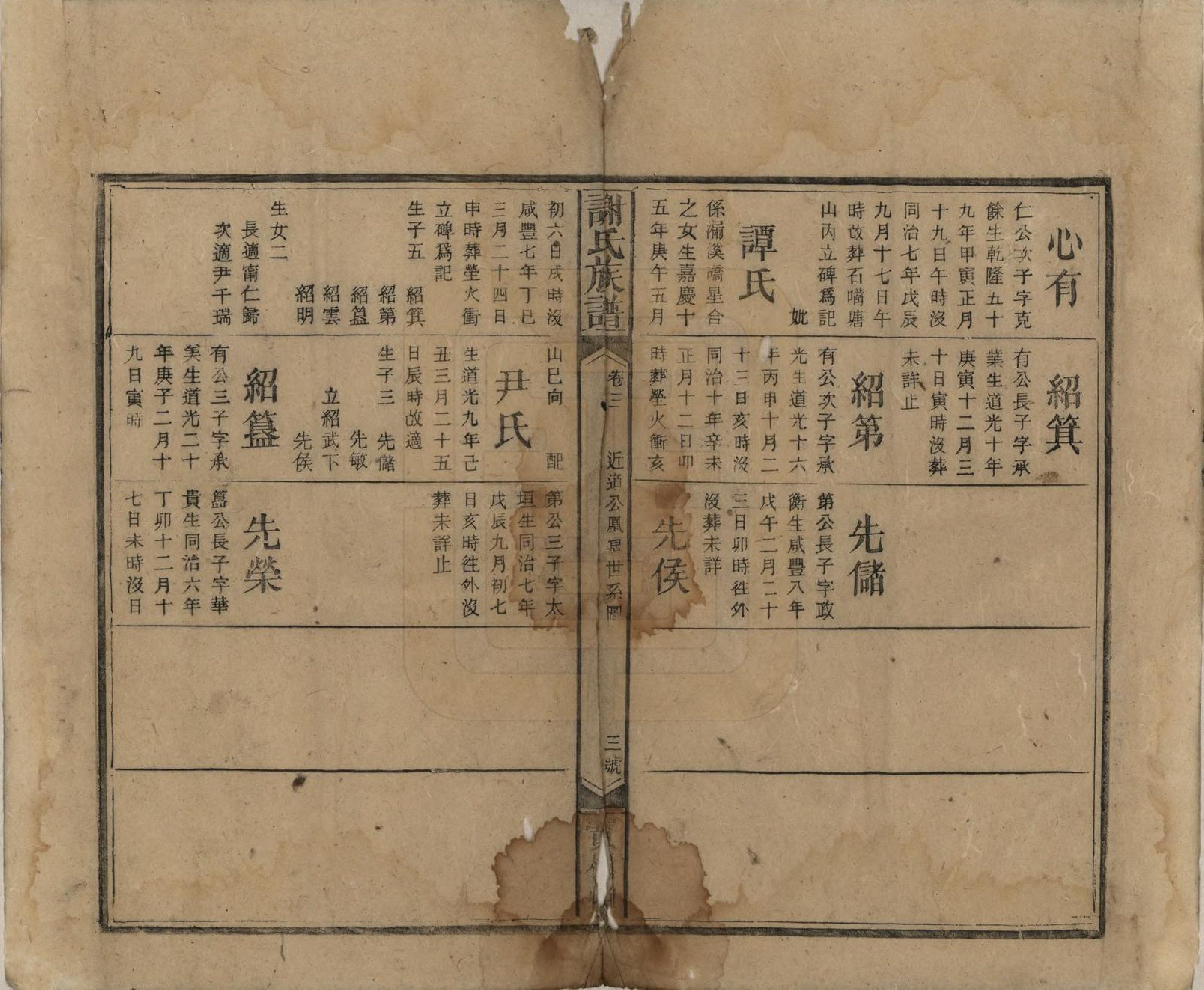 GTJP1790.谢.湖南邵阳.谢氏五道续修族谱.清光绪29年[1903]_006.pdf_第3页