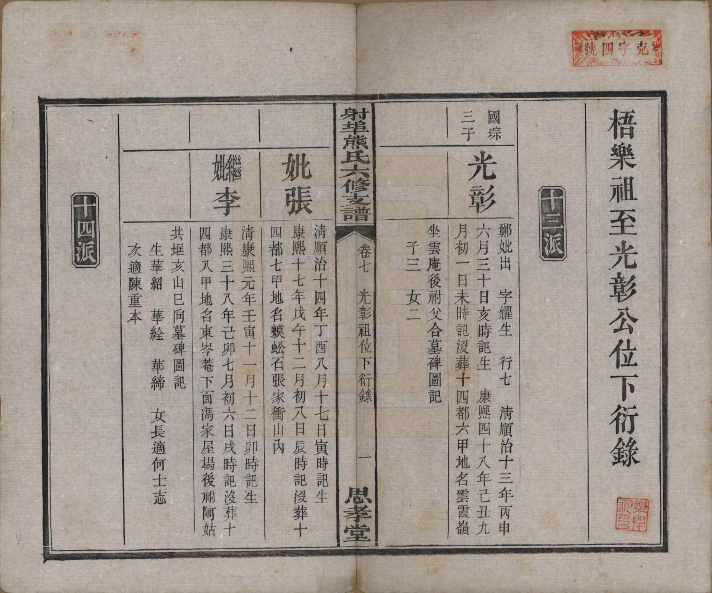 GTJP1806.熊.湖南湘潭.中湘射埠熊氏六修支谱十八卷.民国三年（1914）_007.pdf_第1页