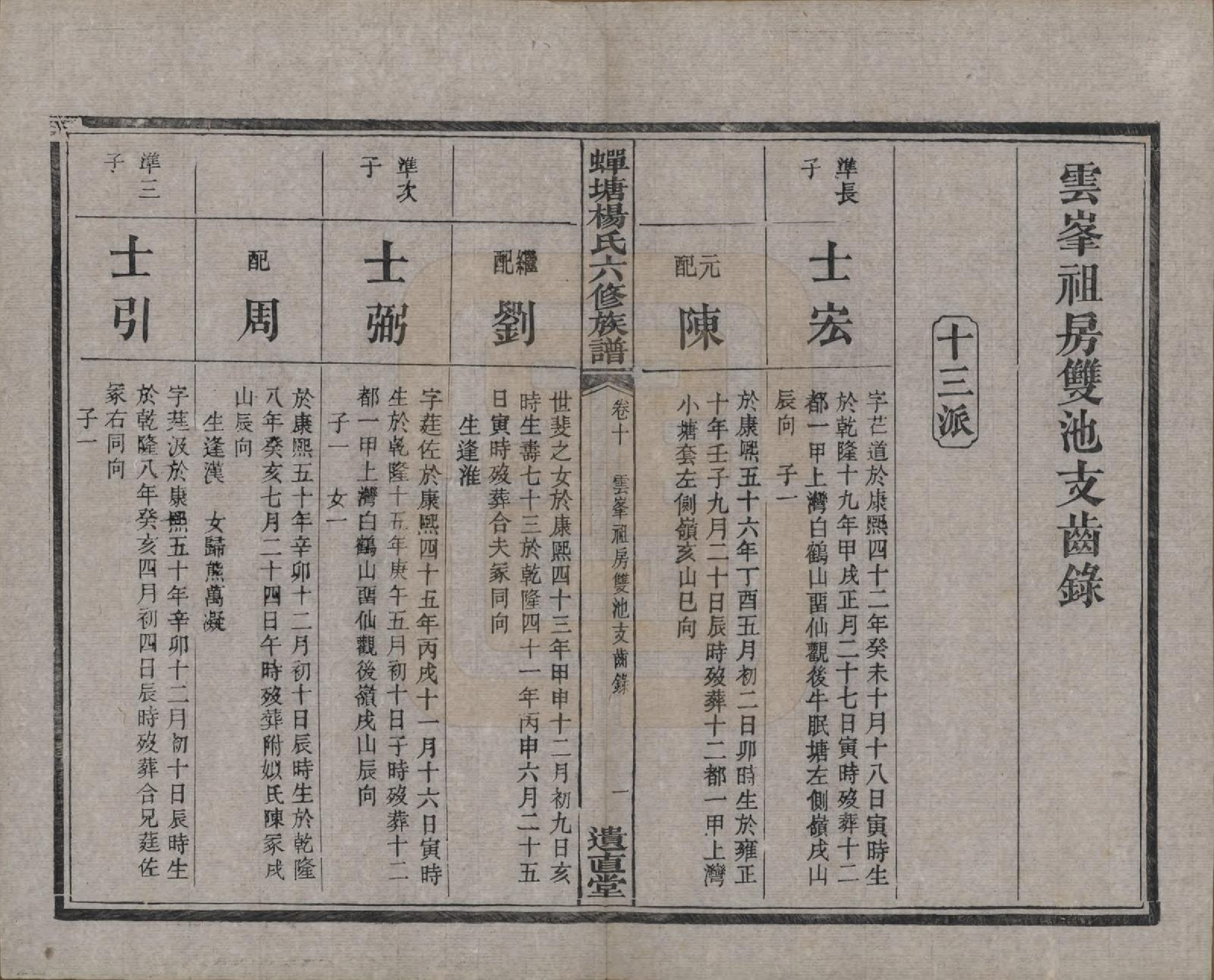 GTJP1979.杨.湖南湘潭.中湘蝉塘杨氏六修族谱三十二卷.清光绪二十七年（1901）_010.pdf_第2页