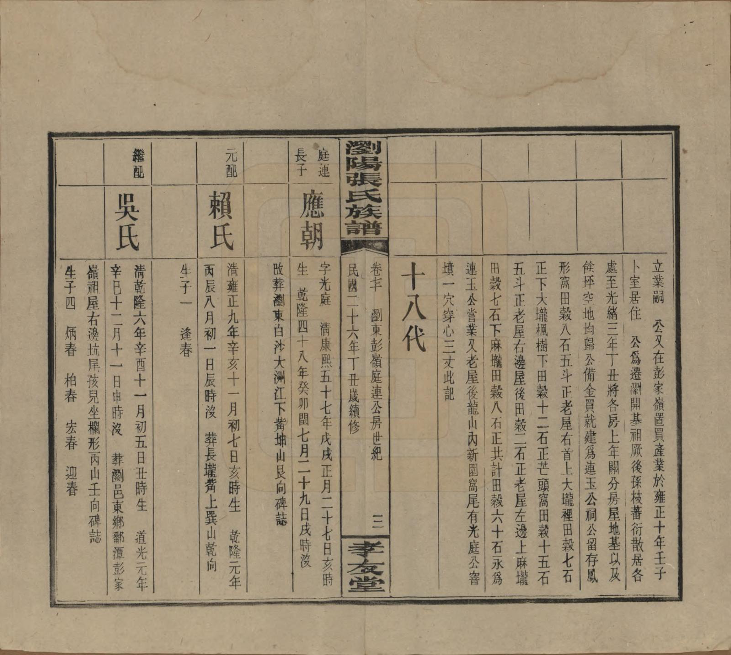 GTJP2120.张.湖南浏阳.浏阳张氏族谱.民国三十一年(1942)_070.pdf_第3页