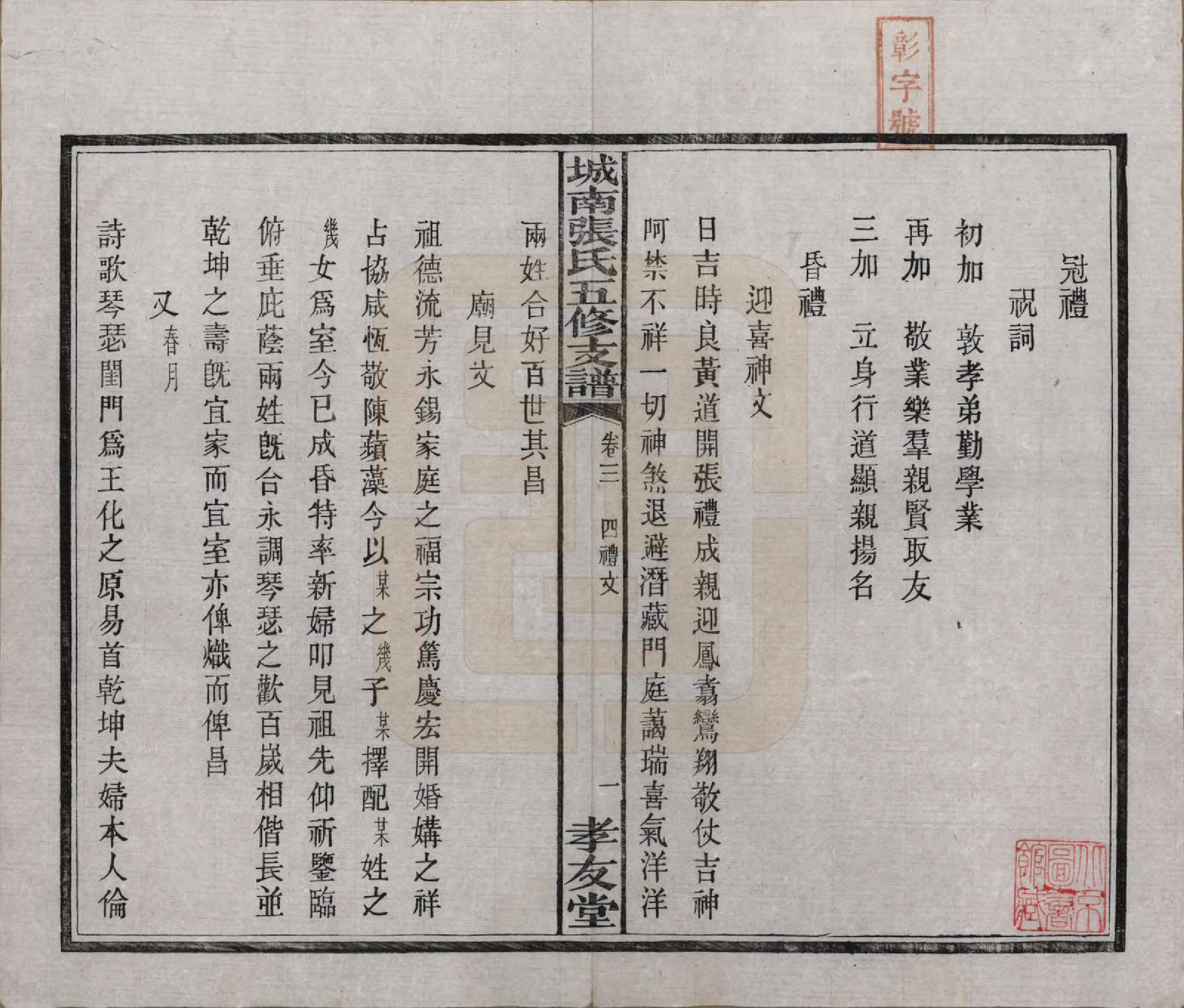GTJP2122.张.湖南长沙.城南张氏寿文房五修支谱.民国十八年(1929)_003.pdf_第2页