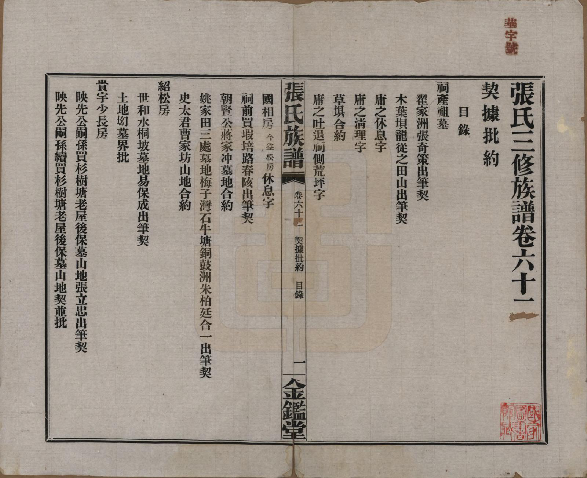 GTJP2137.张.湖南长沙.张氏三修族谱六十四卷首一卷末一卷.民国十一年(1922)_062.pdf_第1页
