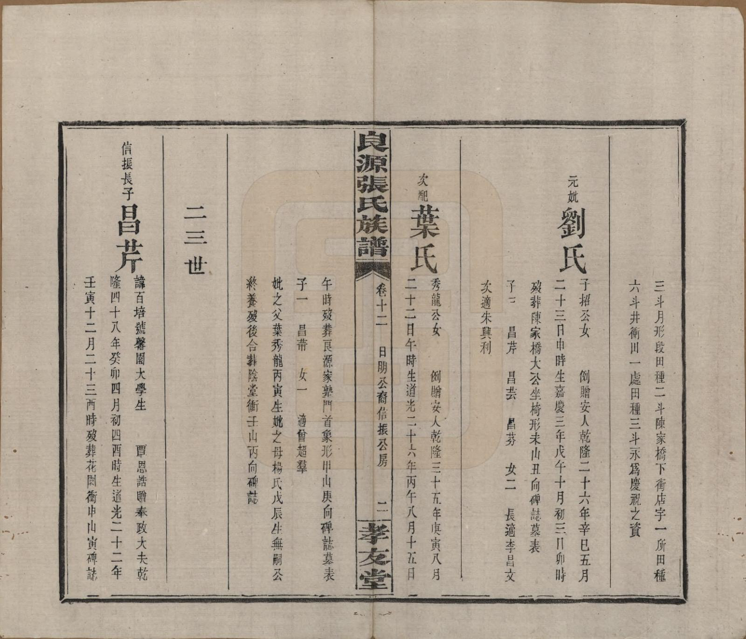 GTJP2153.张.湖南浏阳.良源张氏族谱十二卷.清光绪二十七年(1901)_012.pdf_第2页