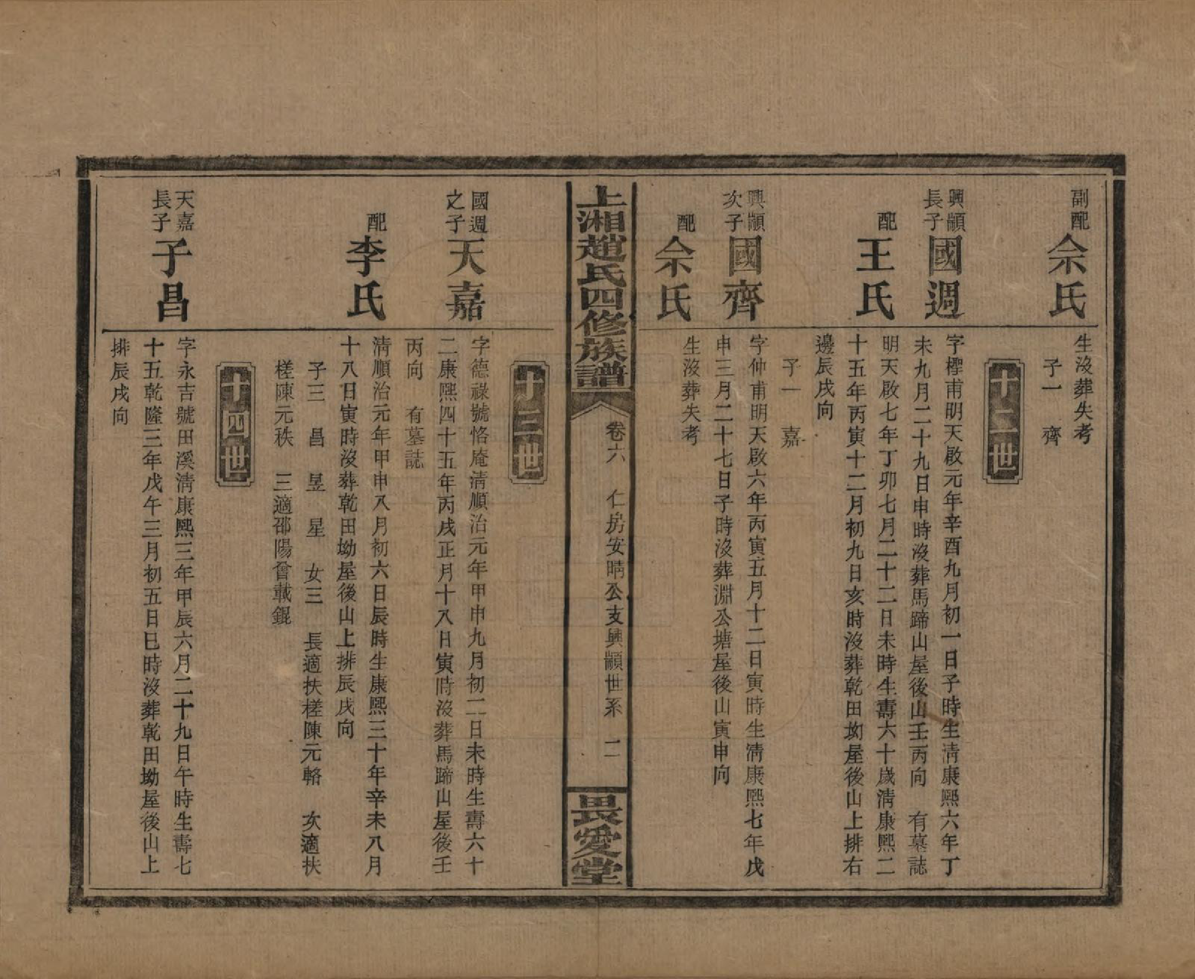 GTJP2215.赵.湖南邵阳.上湘赵氏四修族谱八十四卷卷首一卷卷末一卷.民国三十七年（1948）_006.pdf_第2页