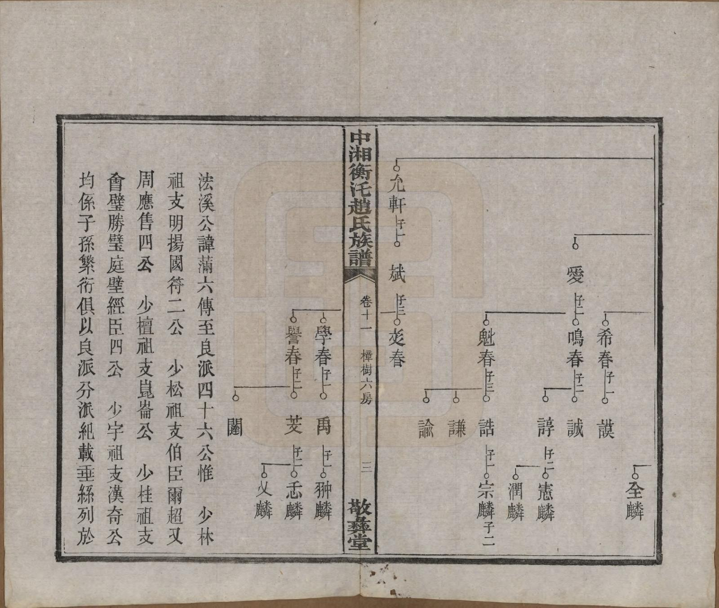 GTJP2221.赵.湖南湘潭.中湘衡汑赵氏族谱二十二卷首一卷.民国十二年（1923）_011.pdf_第3页