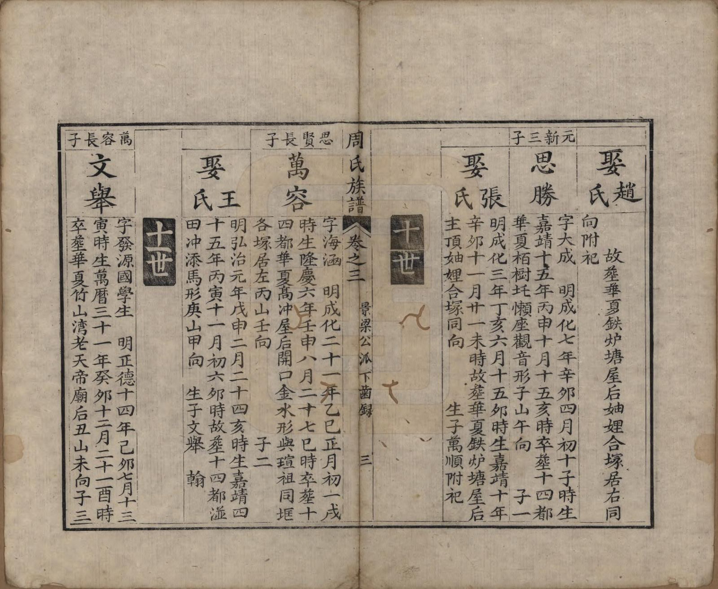 GTJP2344.周.湖南湘乡.华夏周氏族谱三卷首一卷.清乾隆四十七年（1802）_003.pdf_第3页