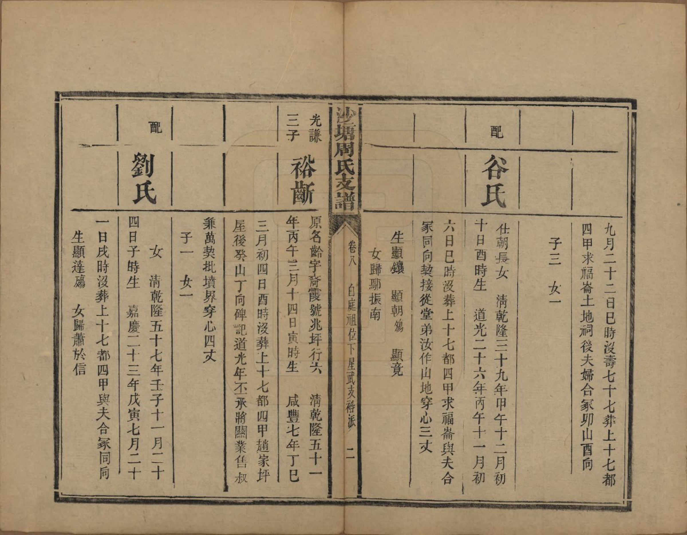 GTJP2349.周.湖南.中湘沙塘周氏支谱十三卷.清同治五年（1866）_008.pdf_第2页