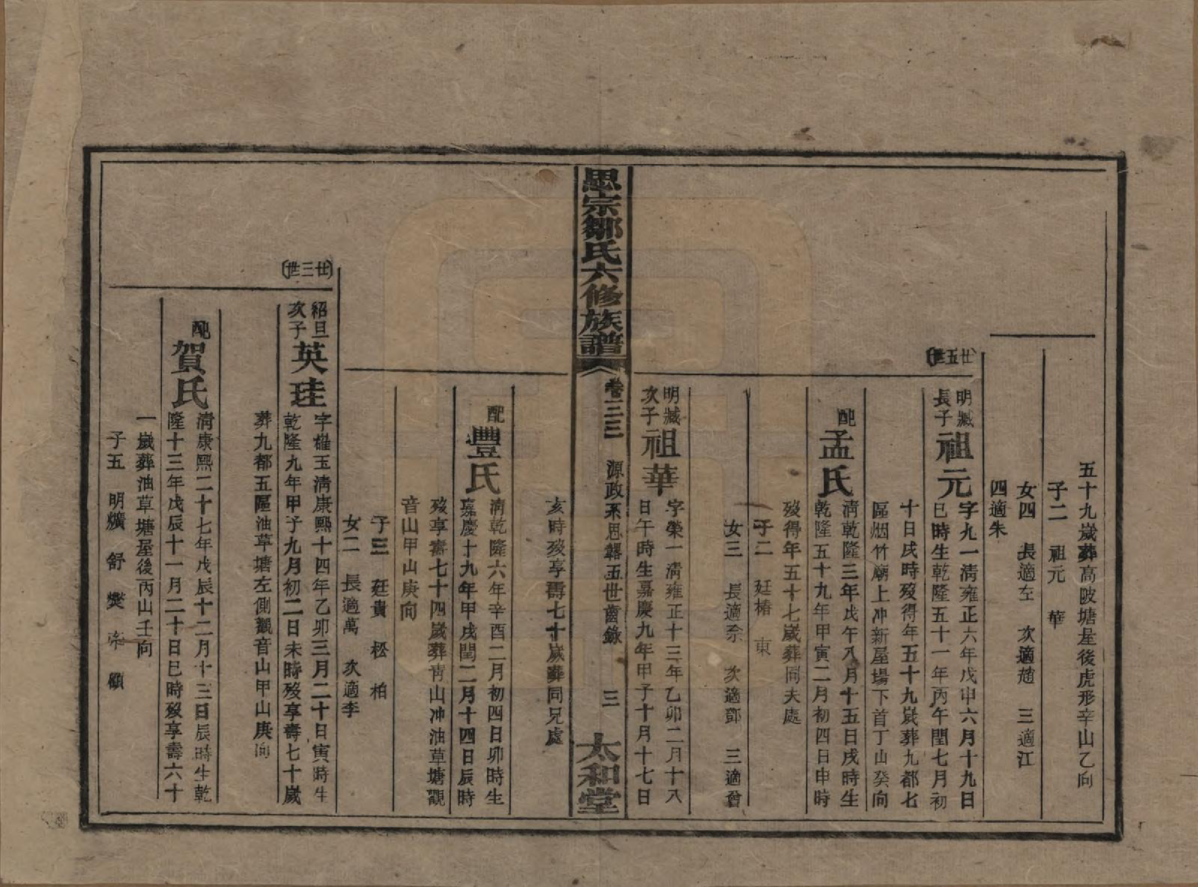 GTJP2374.邹.湖南衡阳.衡阳思宗邹氏六修族谱.民国三十七年(1948)_033.pdf_第3页