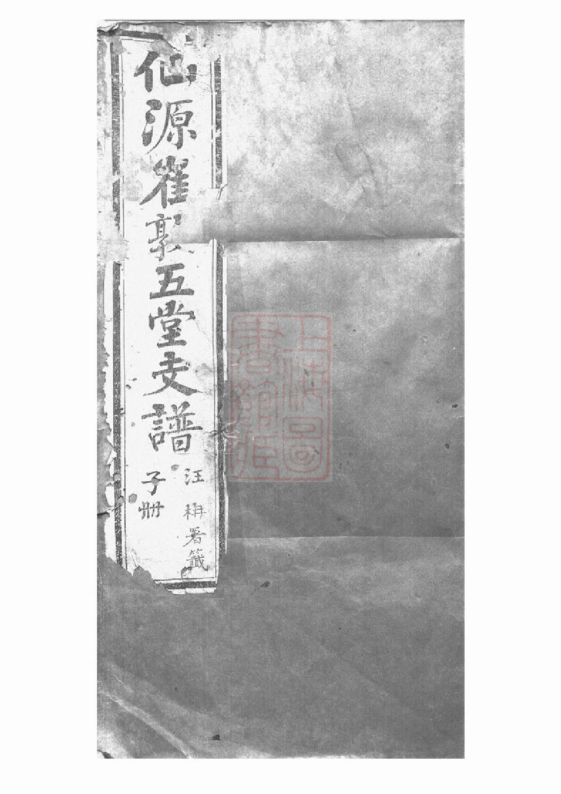 0355.仙源崔敦五堂支谱： 十卷，首一卷，终一卷：[太平].pdf_第1页