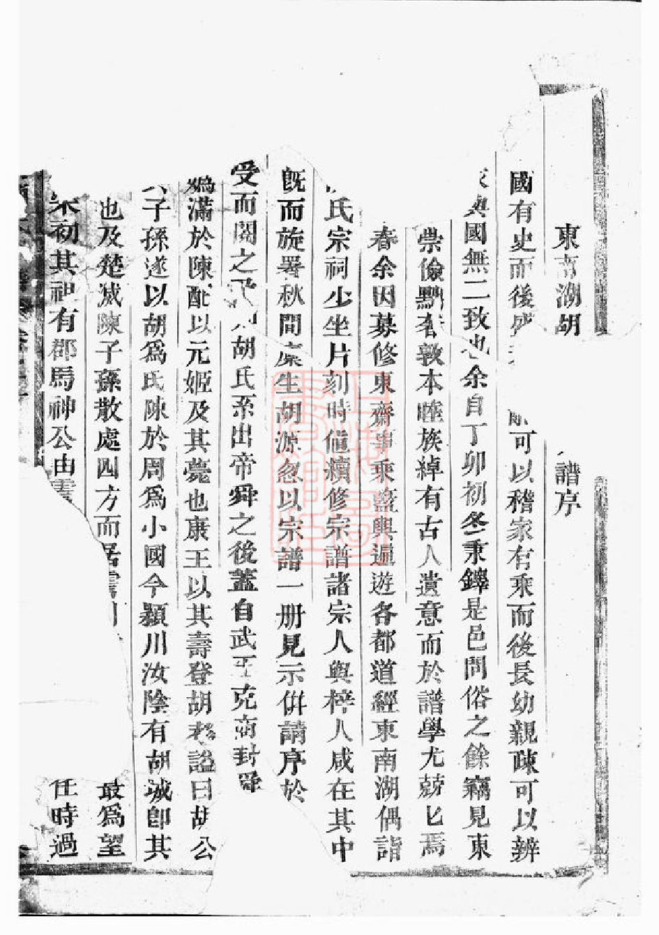 7458.东南湖胡氏宗谱： 十五卷：[东阳].pdf_第2页