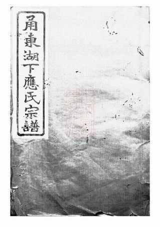 4191.甬东湖下应氏宗谱： 一百二十二卷，文编四卷：[鄞县].pdf