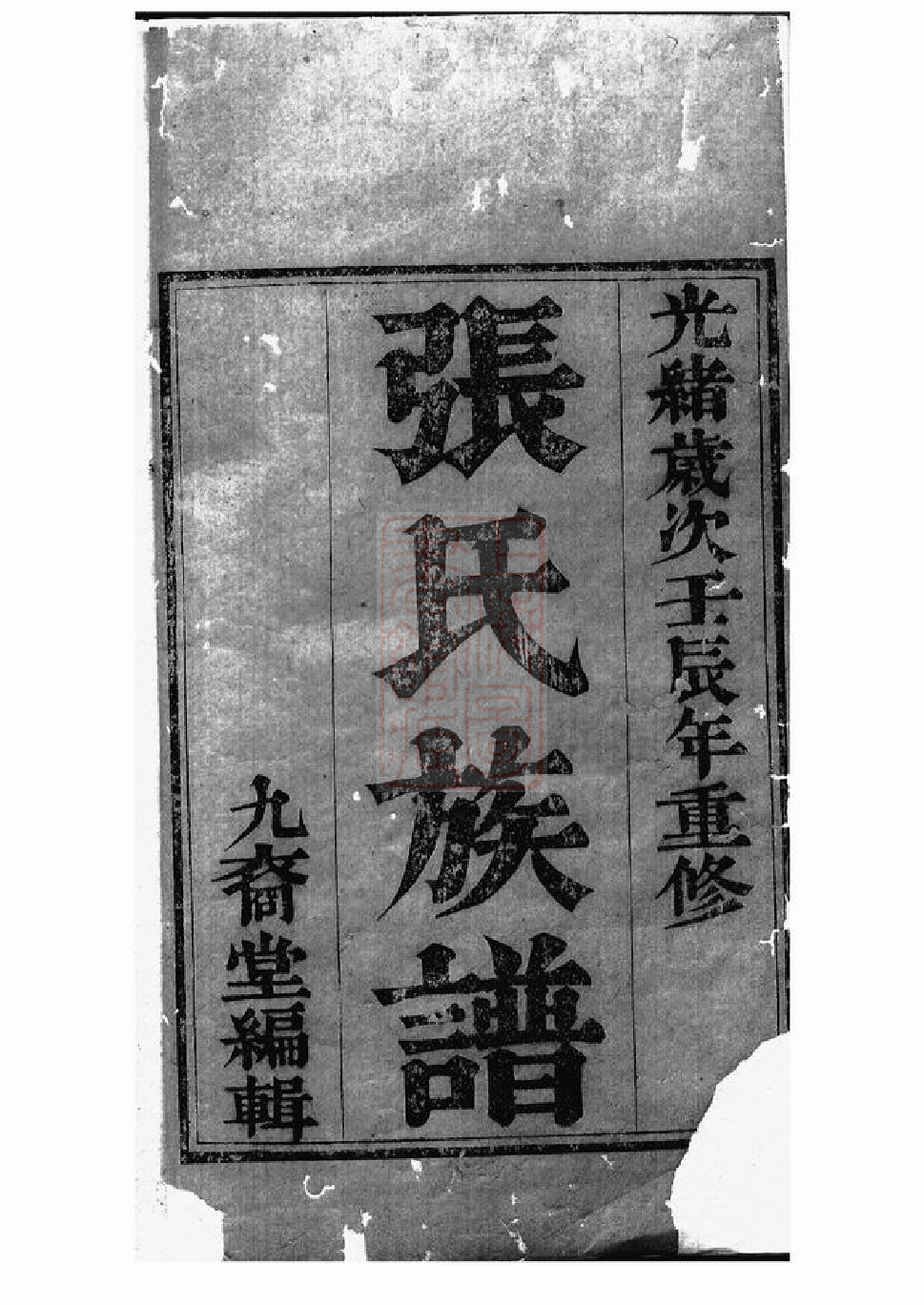 0490.如皋张氏族谱： 十一卷，首一卷.pdf_第1页