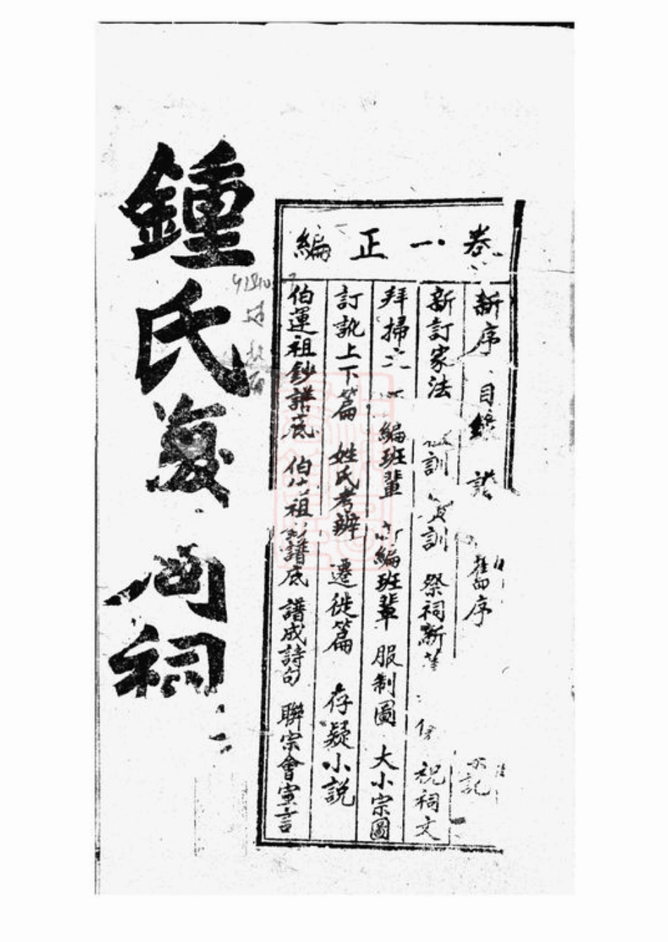 4037.钟氏复周祠族谱： 六卷：[内江].pdf_第2页