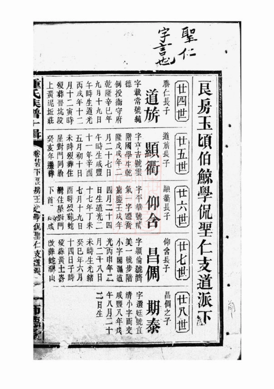 4038.钟氏族谱十辑： 五十三卷，首三卷：[平江].pdf_第3页