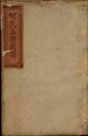 8328.何氏五修族谱： 九卷、首二卷：[湖南益阳].pdf