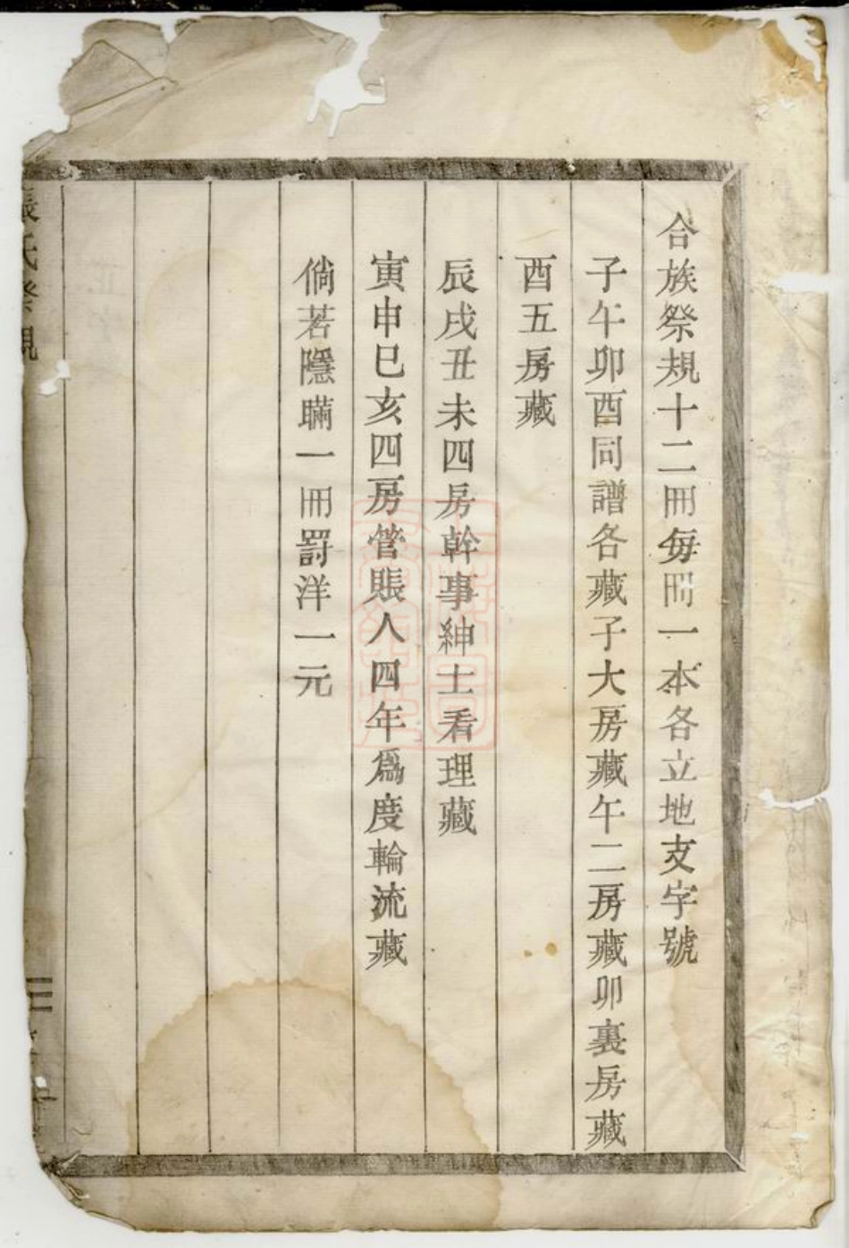 7907.张氏祭规： 不分卷：[剡县].pdf_第2页