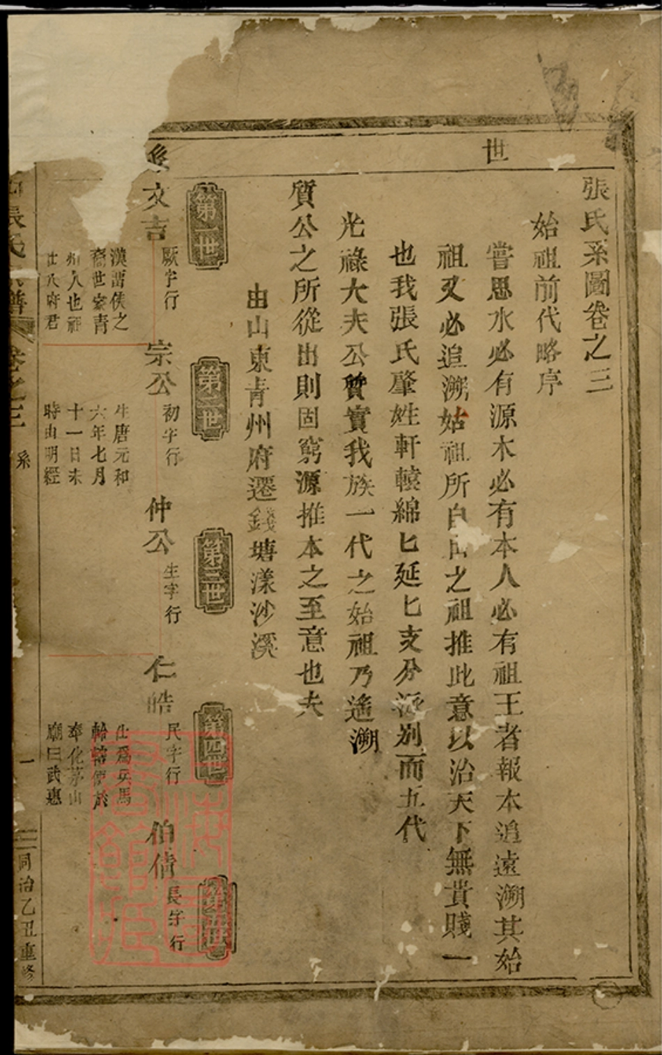 7908.剡西张氏宗谱： [剡县].pdf_第2页