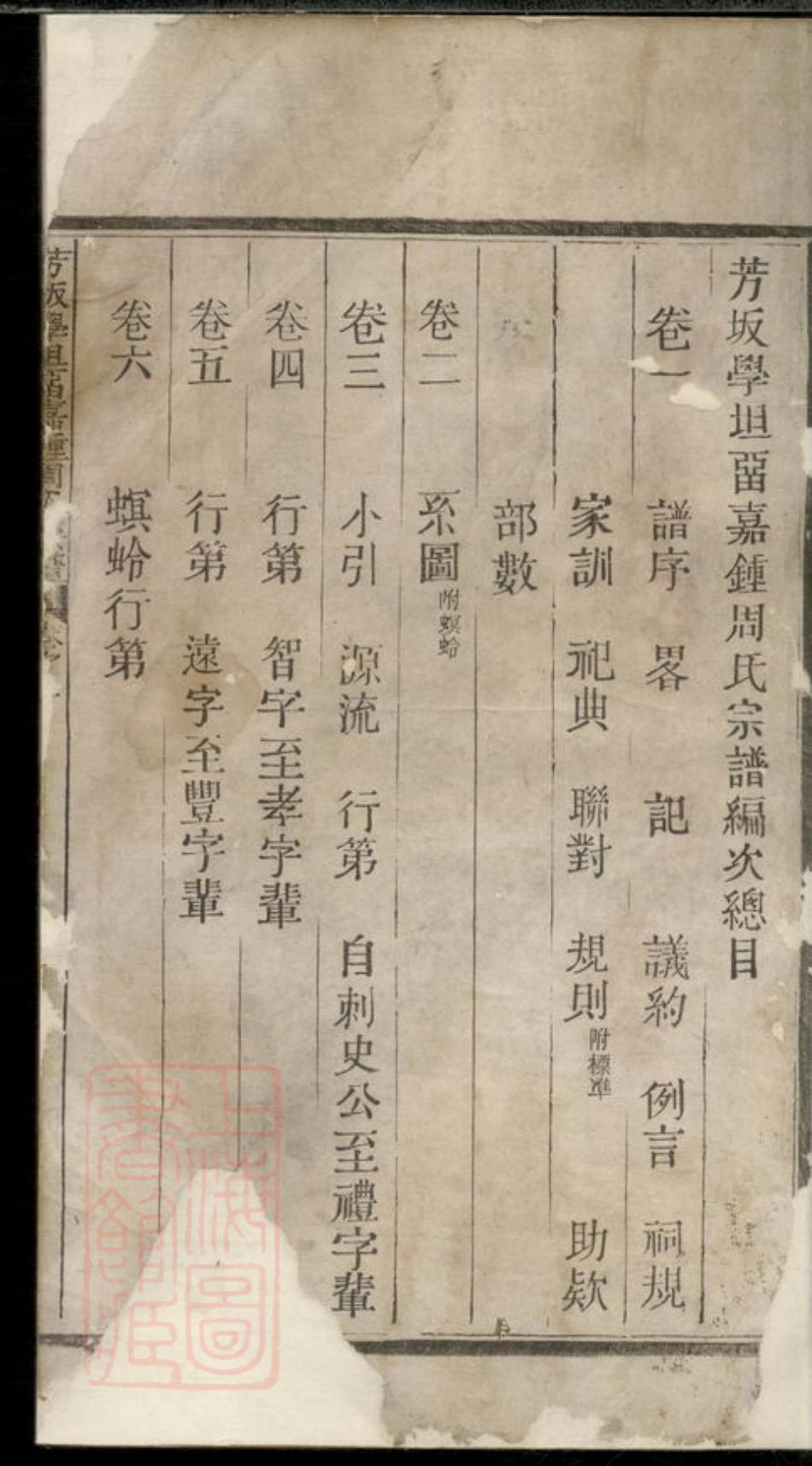 7162.芳坂学坦留嘉锺周氏宗谱： 十二卷：[江山].pdf_第2页