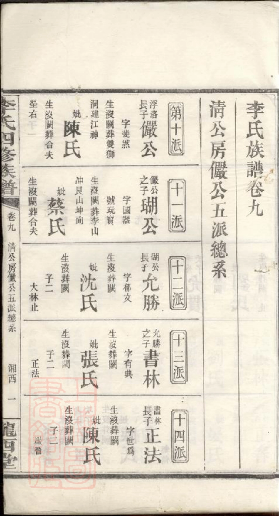 6118.李氏四修族谱： [湖南].pdf_第3页