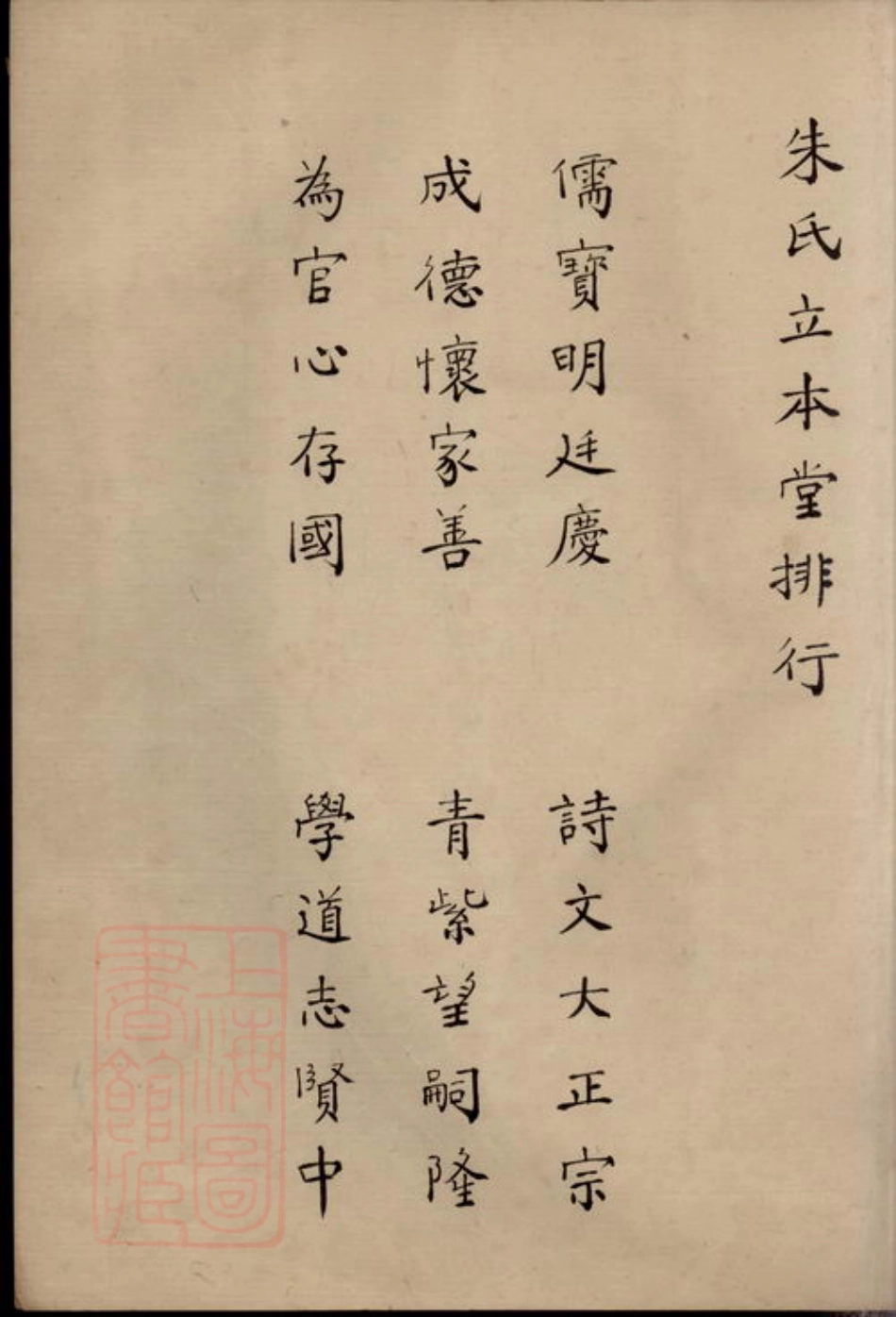 5661.[鄞东海月塘朱氏立本堂支谱]： 不分卷：[鄞县].pdf_第3页