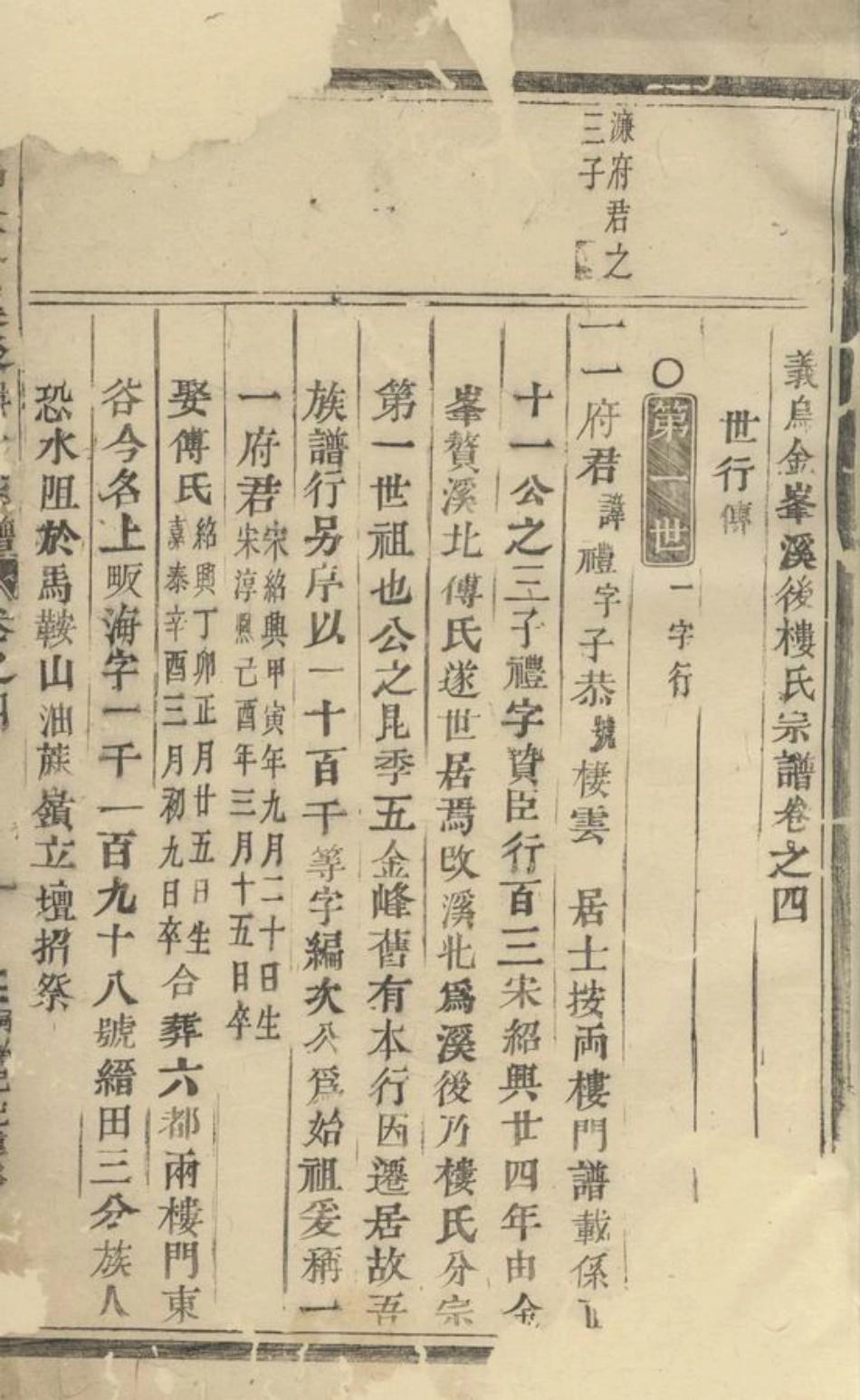 3100.义乌金峰溪後楼氏宗谱.pdf_第2页