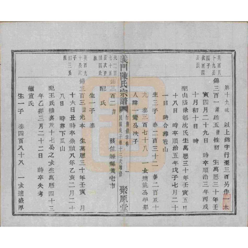 浙江诸暨义门陈氏宗谱56.pdf_第2页