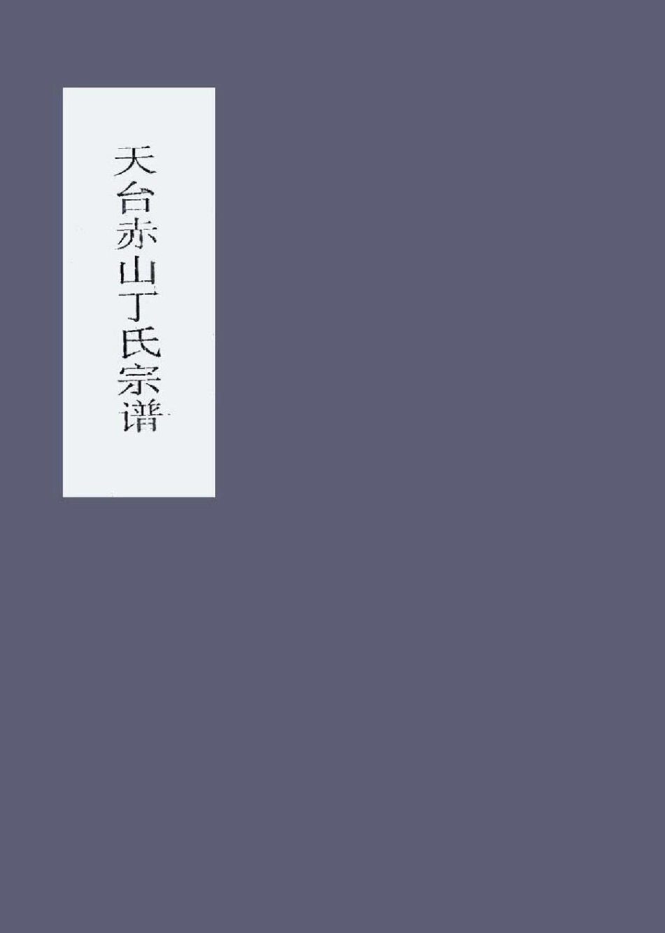 ding丁_天台赤山丁氏宗譜.pdf_第2页