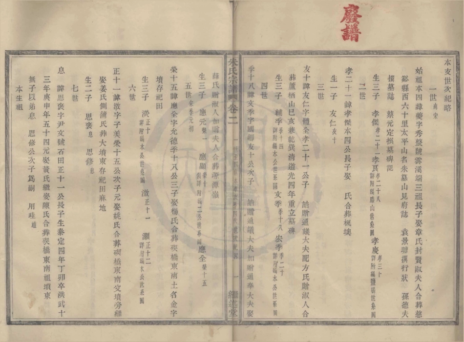 山东四明藕桥朱氏宗谱9.pdf_第1页
