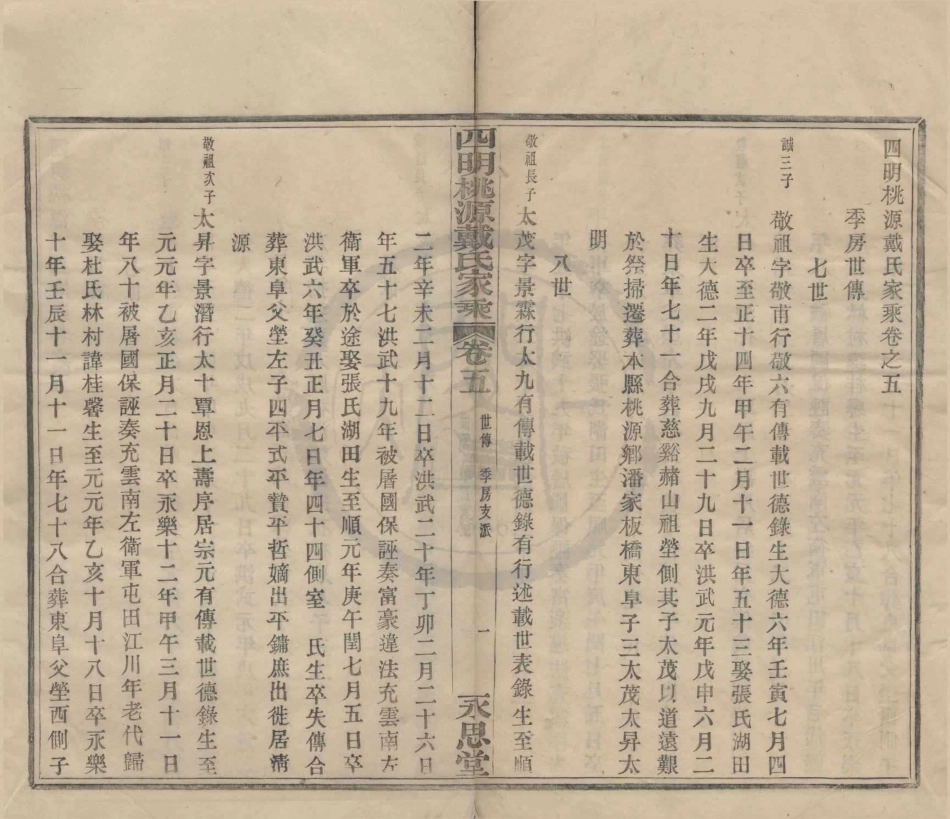 山东四明桃源派戴氏家乘4.pdf_第1页