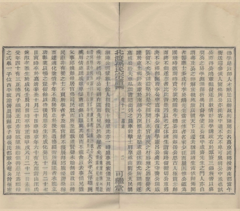 山东鄞县北渡孙氏宗谱13.pdf_第3页