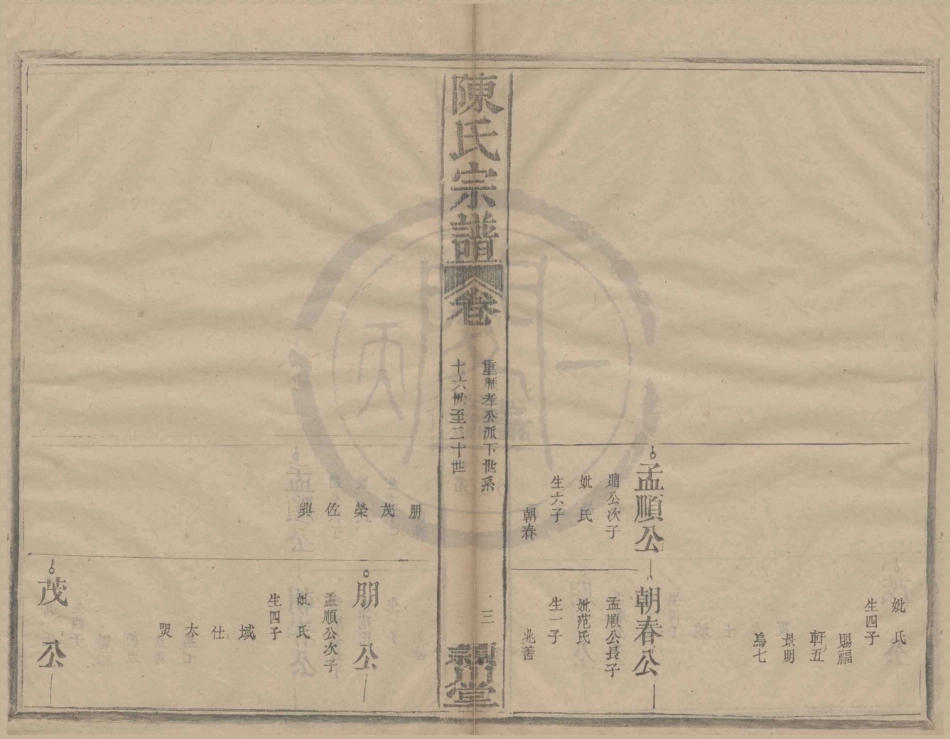 山东颍川堂陈氏族谱7.pdf_第3页