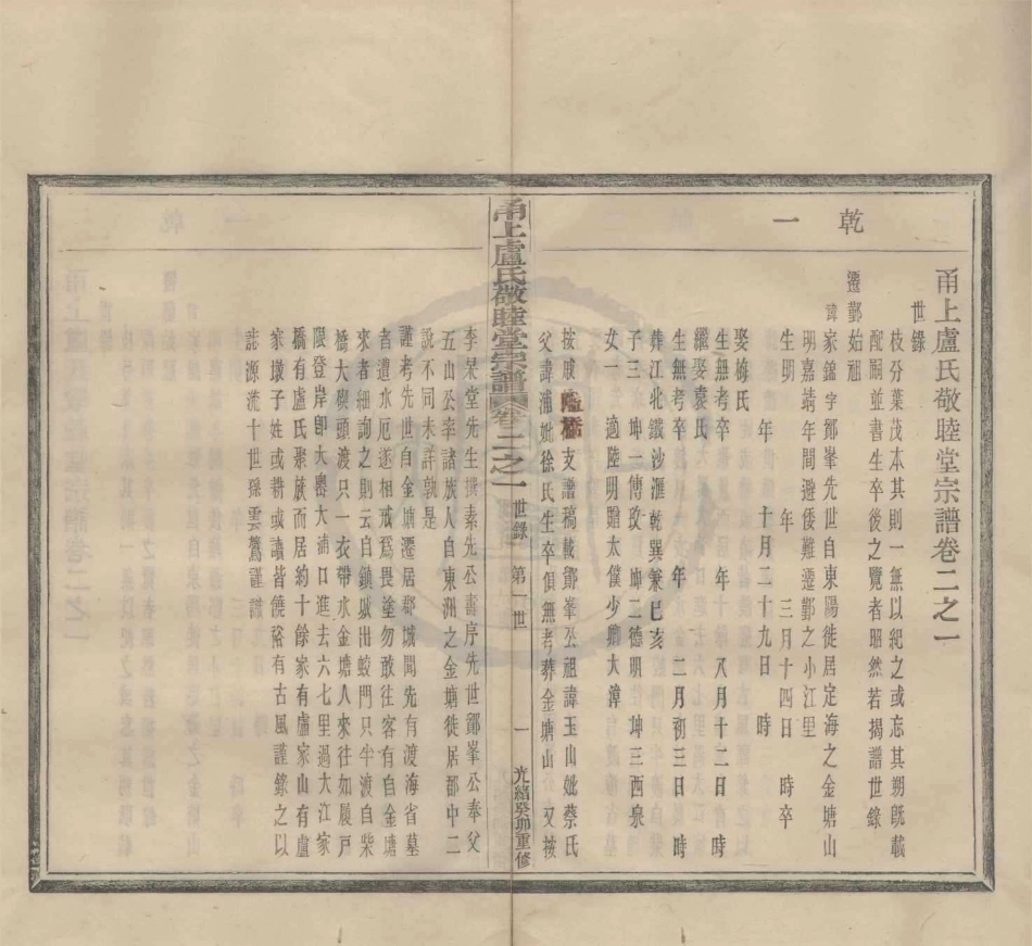 山东甬上卢氏敬睦堂宗谱2.pdf_第1页