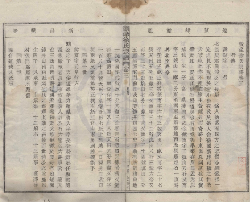 山东鳌峰徐氏宗谱2.pdf_第1页