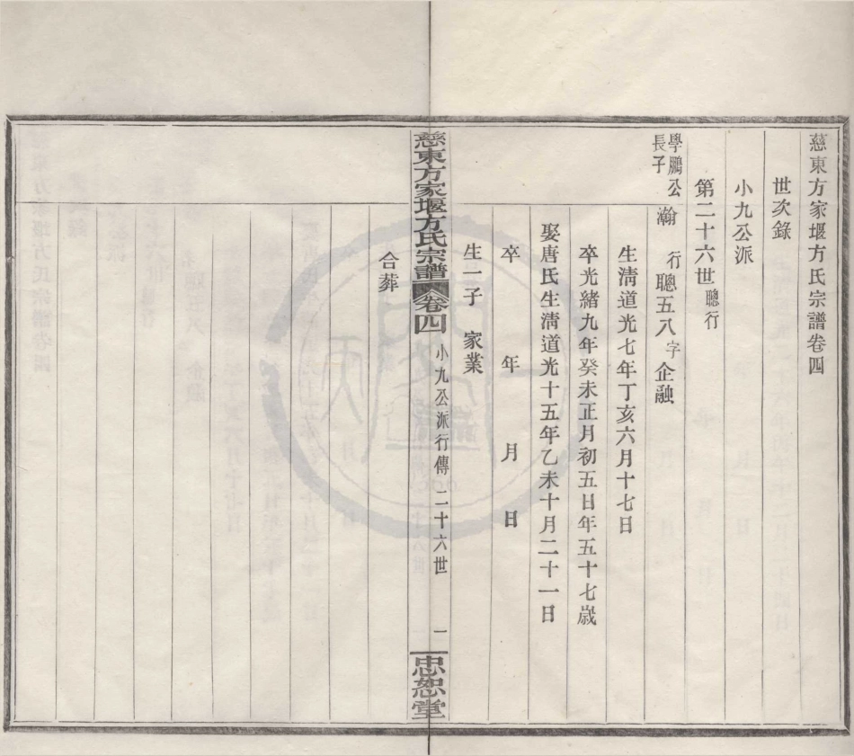 山东慈东方家堰方氏宗谱5.pdf_第1页
