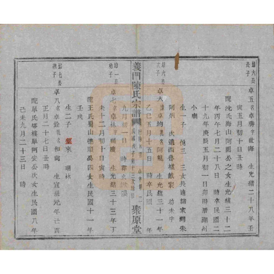 山东浙江诸暨义门陈氏宗谱98.pdf_第3页