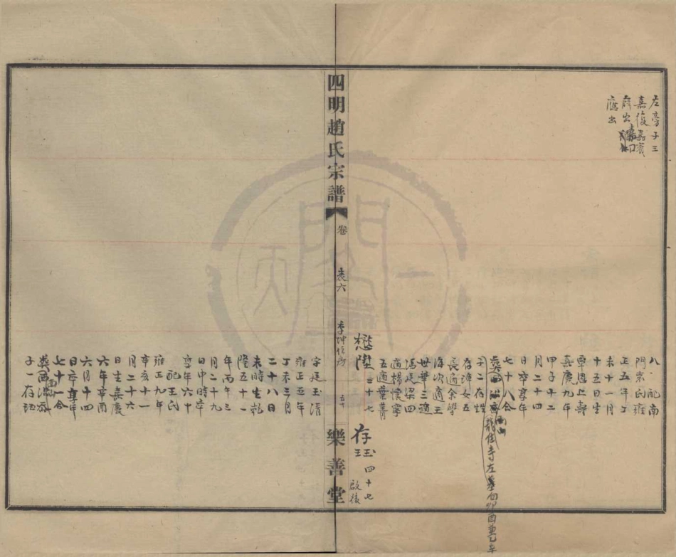 山东浙江四明赵氏宗谱2.pdf_第2页