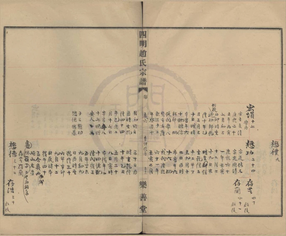 山东浙江四明赵氏宗谱2.pdf_第3页