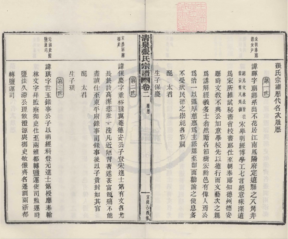 山东浙江清泉张氏宗谱2.pdf_第1页