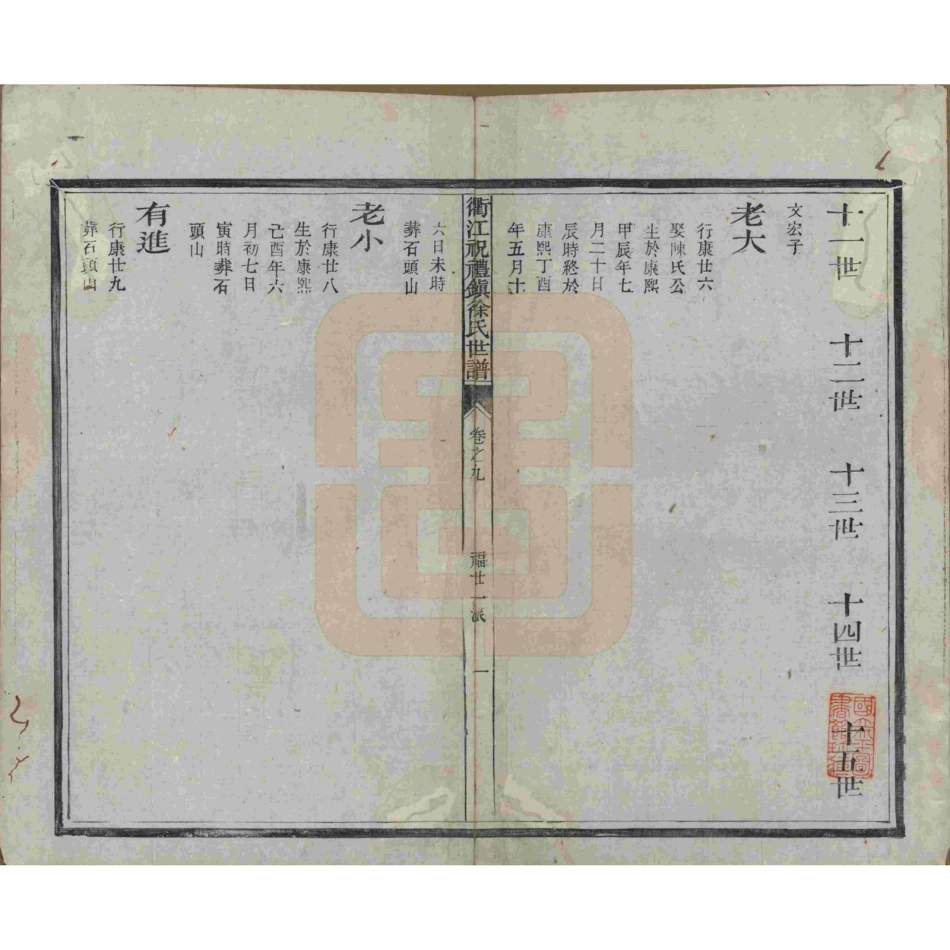 山东浙江衢江祝礼镇徐氏世谱09.pdf_第2页