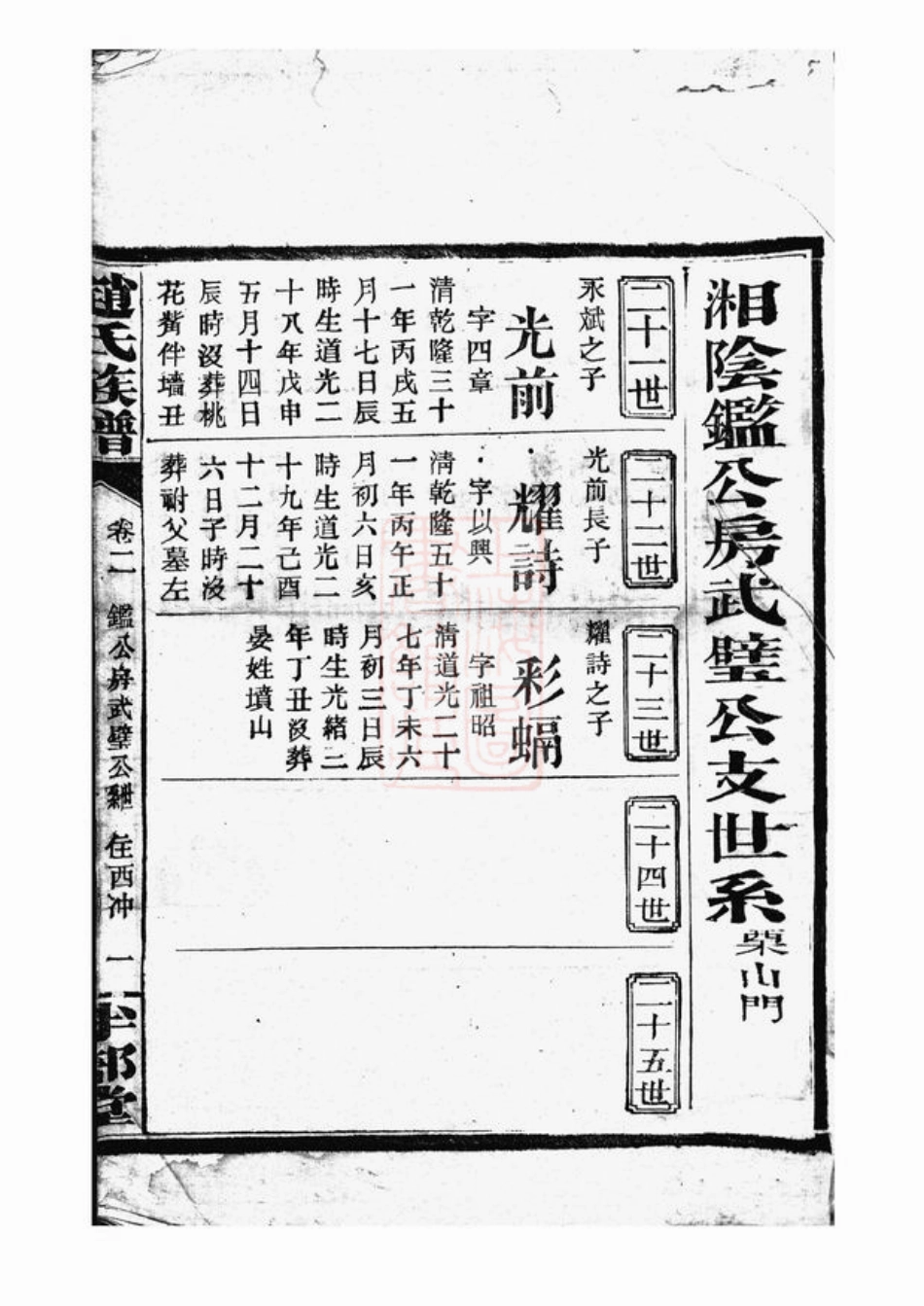 2514.赵氏族谱： [湘阴].pdf_第2页