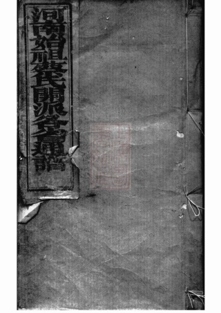 2583.河南始祖蔡氏开派各省通谱： 不分卷：[全国].pdf