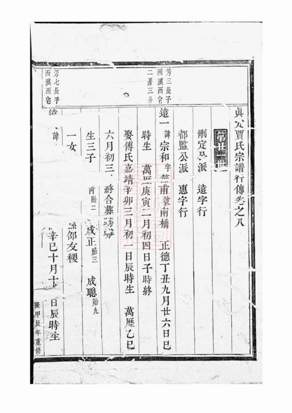 2355.真定贾氏宗谱： [东阳].pdf_第2页