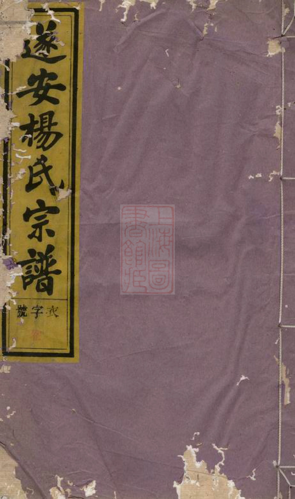 2240.遂安杨氏宗谱.pdf_第1页