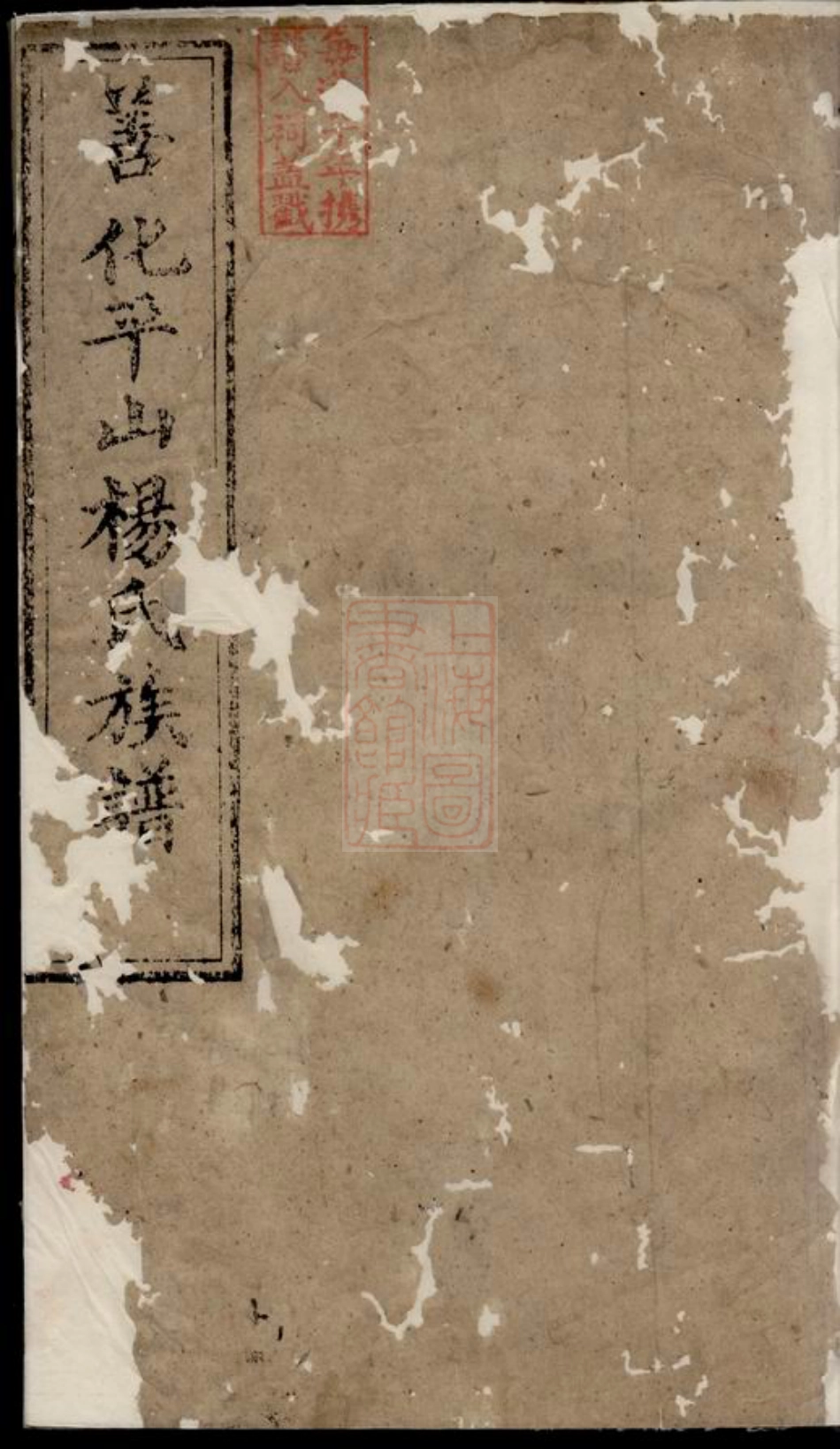 2220.善化平山杨氏族谱： 十卷.pdf_第1页